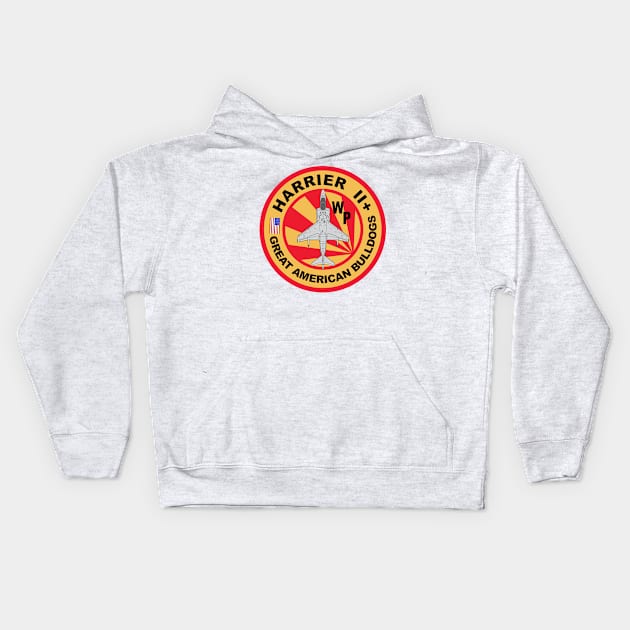 VMA-223 Bulldogs Squadron Kids Hoodie by MBK